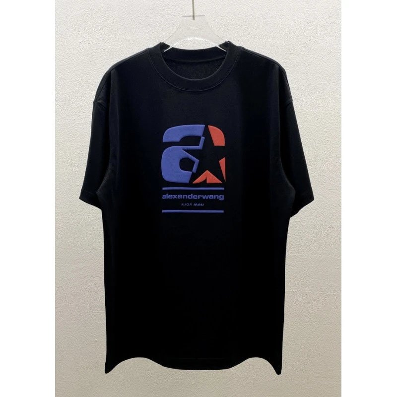 Alexander Wang T-Shirts Graphic Logo T-Shirt — 24-2