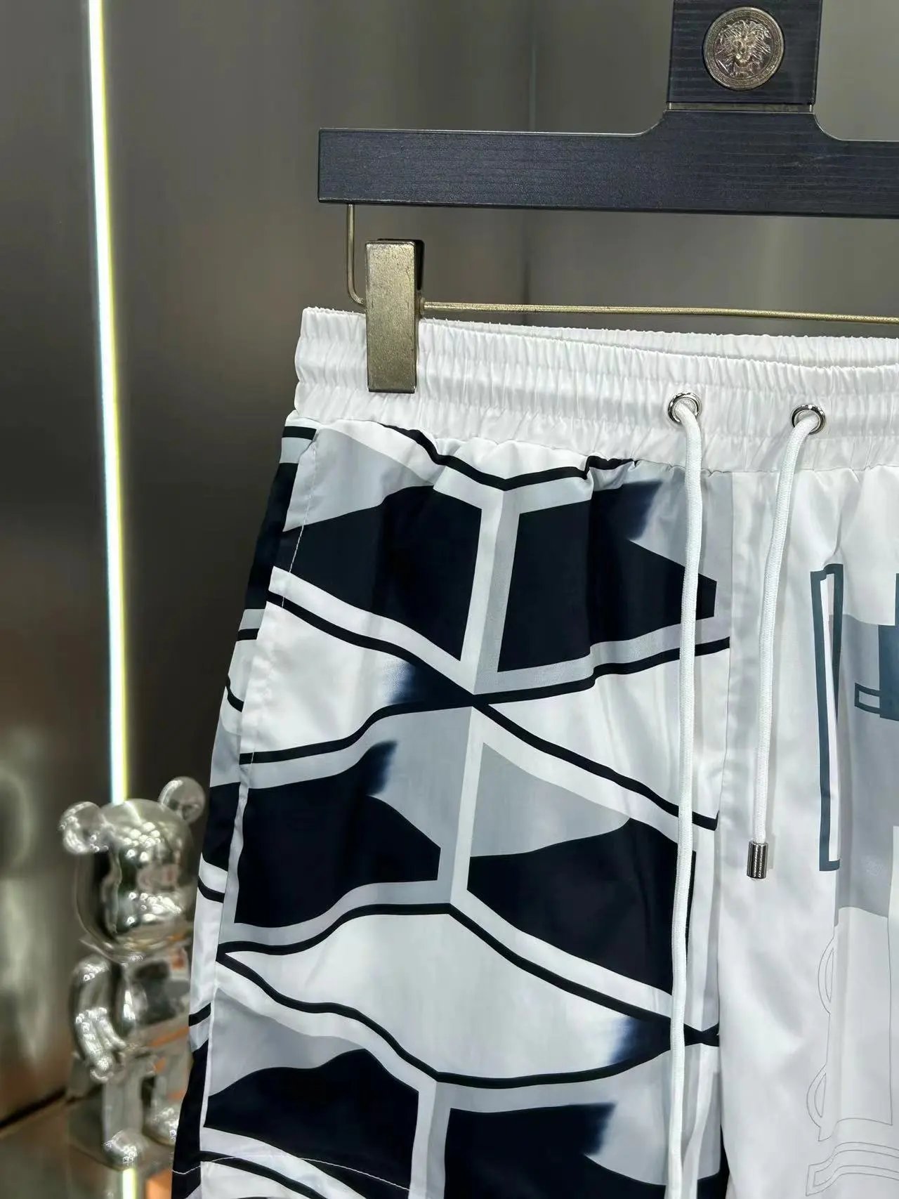 Versace Printed Swim Shorts Blue Multicolor Swimwear - 19