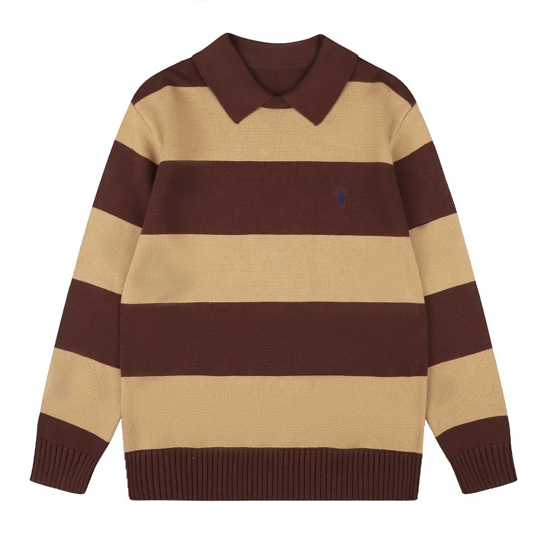 Polo Ralph Lauren DS 006 and 6609 knitwear — DS 6609 Curry Color Khaki