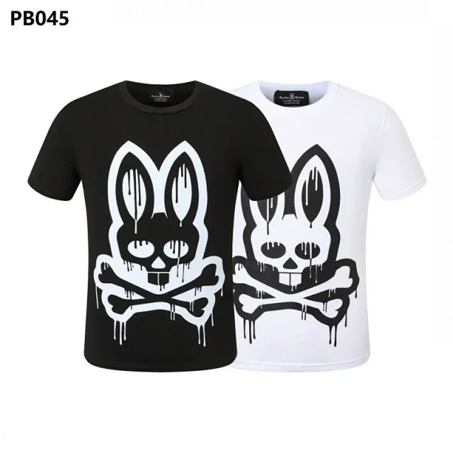 Psycho Bunny T-Shirts Rabbit skull graphic short-sleeve product detail image 6