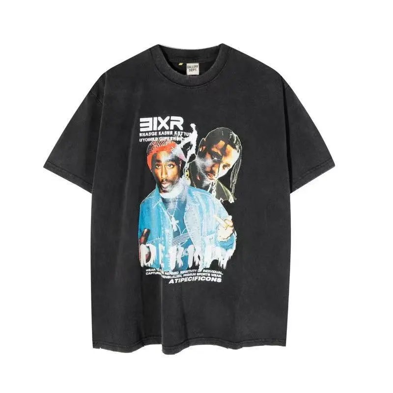 Gallery Dept. T-Shirts Graphic Print Short-Sleeve T-Shirt — 428 black