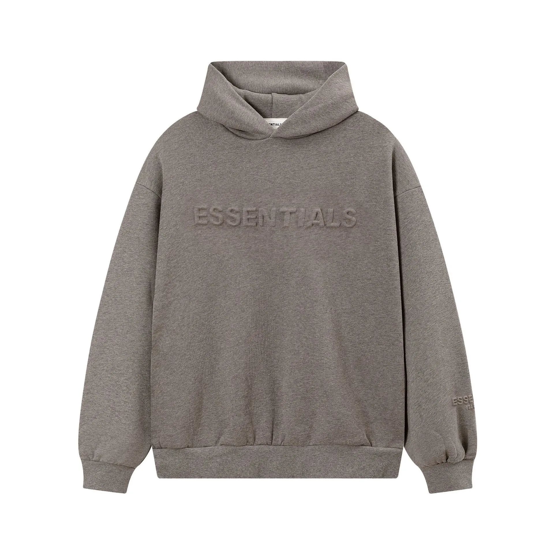 Fear of God ESSENTIALS Hoodies & Sweatshirts Logo Pullover Hoodie — 2268 Deep Mist Gray