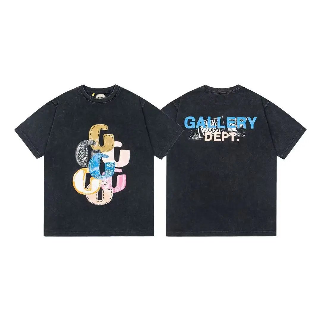 Gallery Dept. T-Shirts Graphic Print Short-Sleeve T-Shirt — 471 Black
