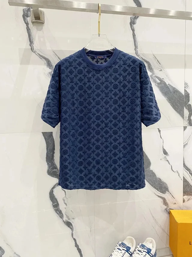 Louis Vuitton T-Shirts Short-Sleeve Logo Print T-Shirt product detail image 11
