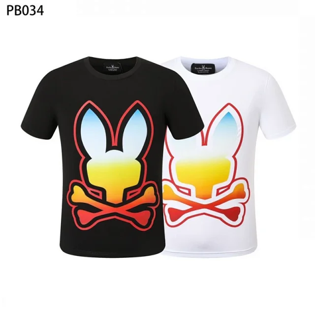 Psycho Bunny T-Shirts Rabbit skull graphic short-sleeve product detail image 15
