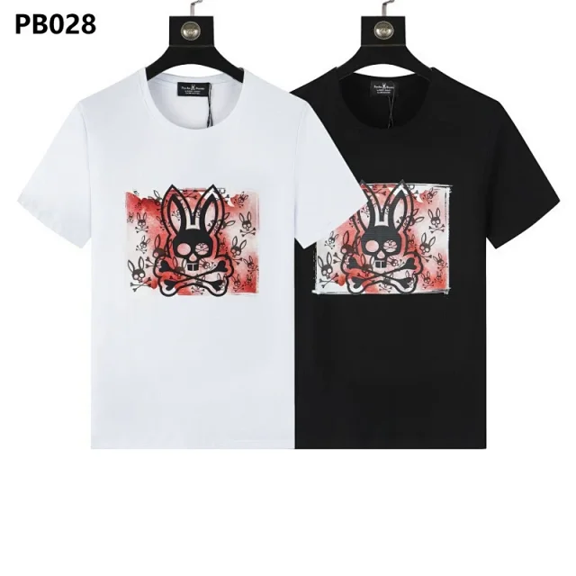 Psycho Bunny T-Shirts Rabbit skull graphic short-sleeve product detail image 20