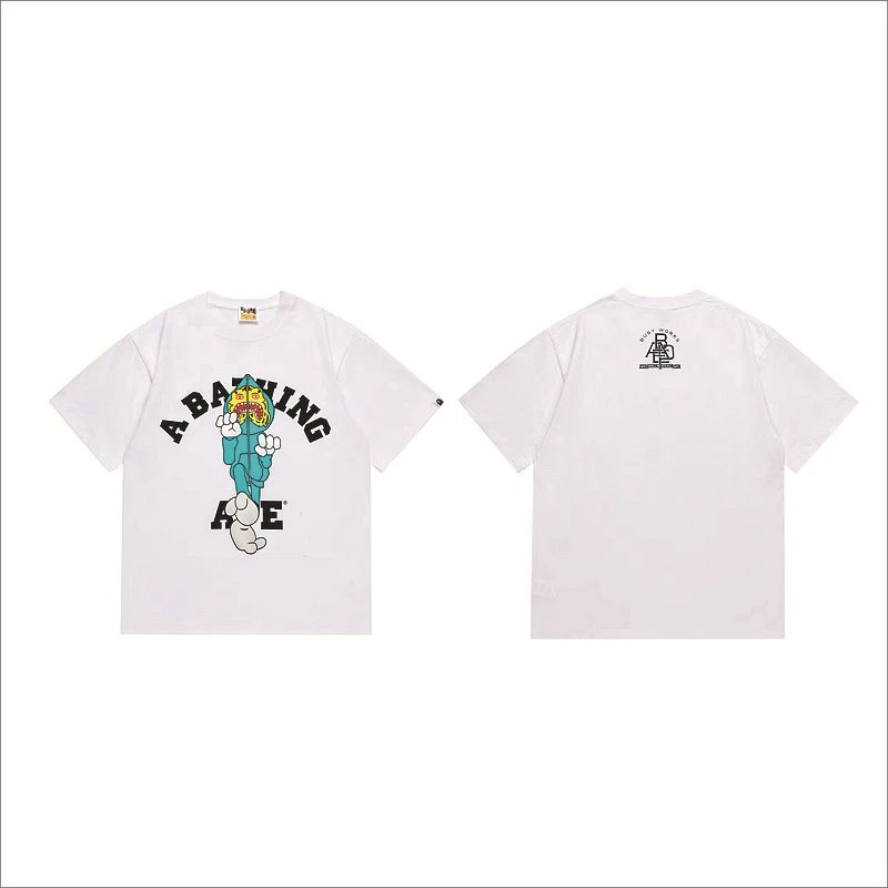 BAPE T-Shirts Hot Wheels Graphic Short-Sleeve T-Shirt — 256 white
