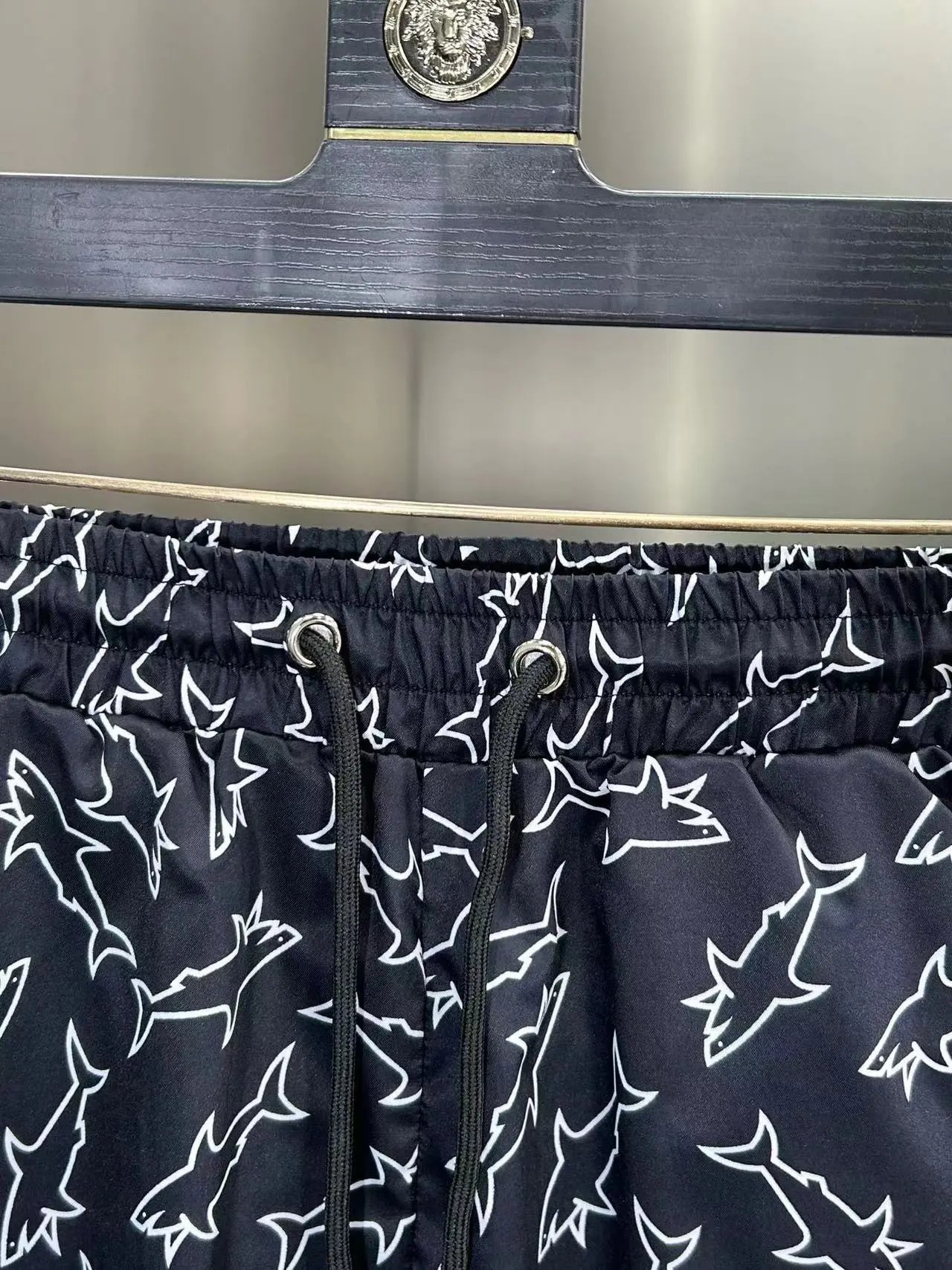 Design Paul & Shark Shark Print Navy Swim Shorts - 9
