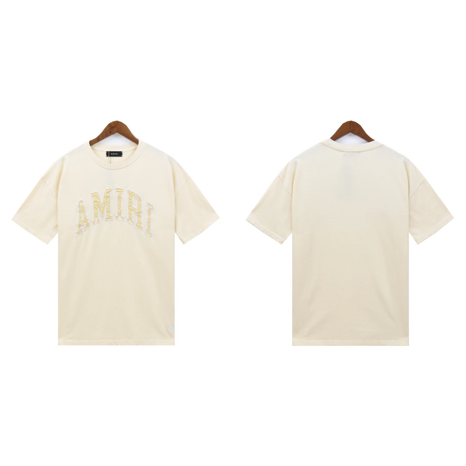 AMIRI T-Shirts Washed Graphic T-Shirt — 2218 apricot color