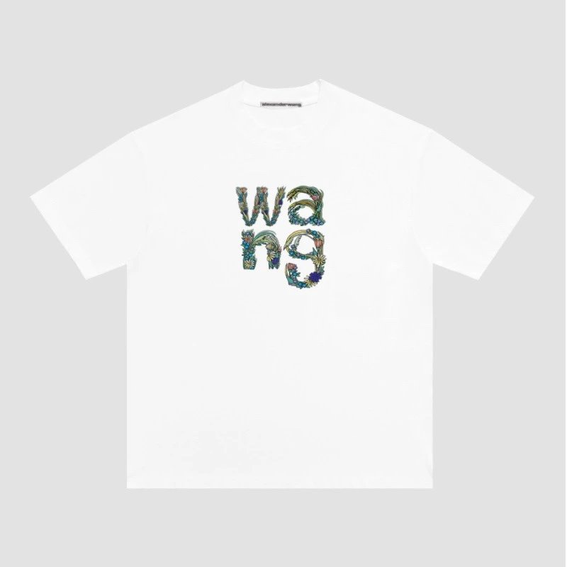Alexander Wang T-Shirts Washed graphic logo T-shirt — 17
