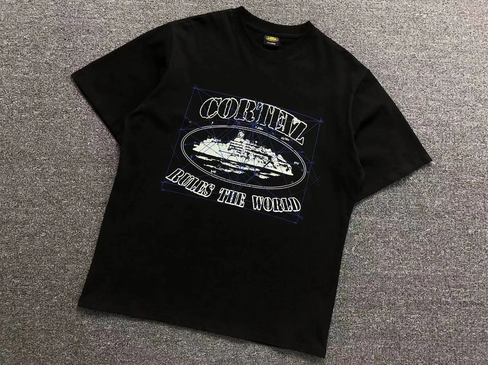 Corteiz T-Shirts Graphic Print — 305 black