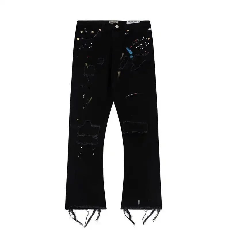 Gallery Dept. Jeans Paint-Splatter Ripped — 21