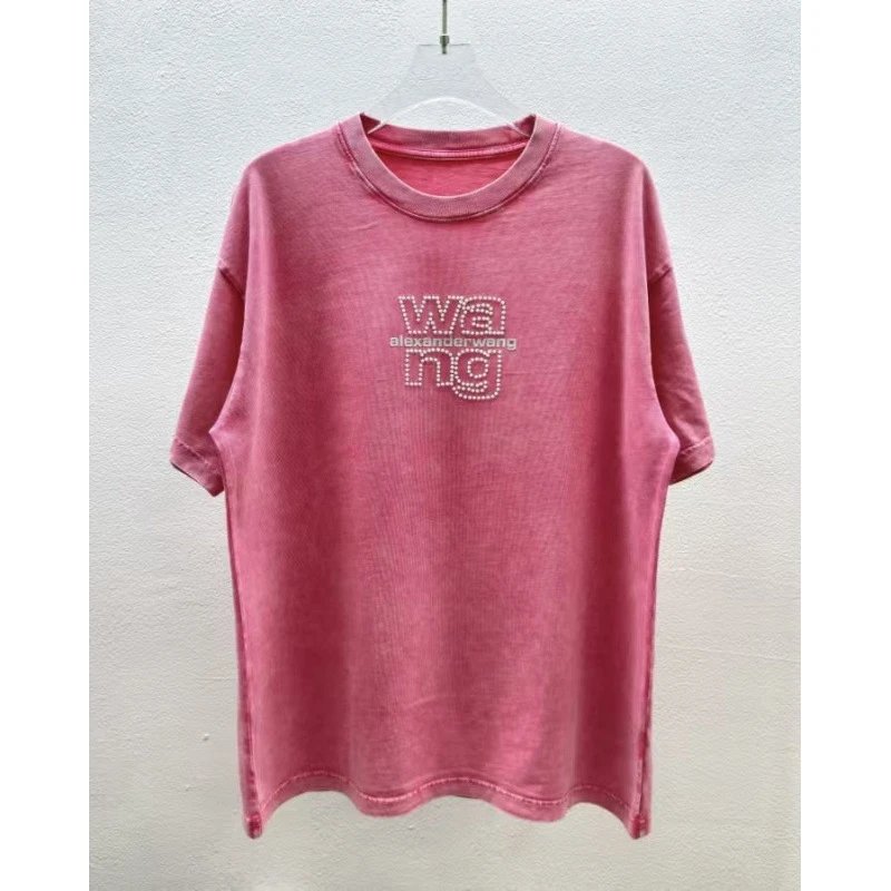 Alexander Wang T-Shirts Washed graphic logo T-shirt — 40