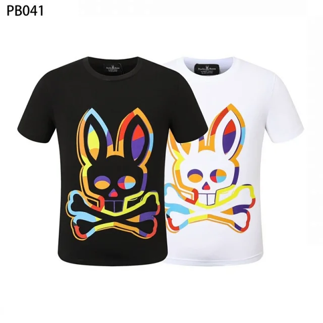 Psycho Bunny T-Shirts Rabbit skull graphic short-sleeve product detail image 10