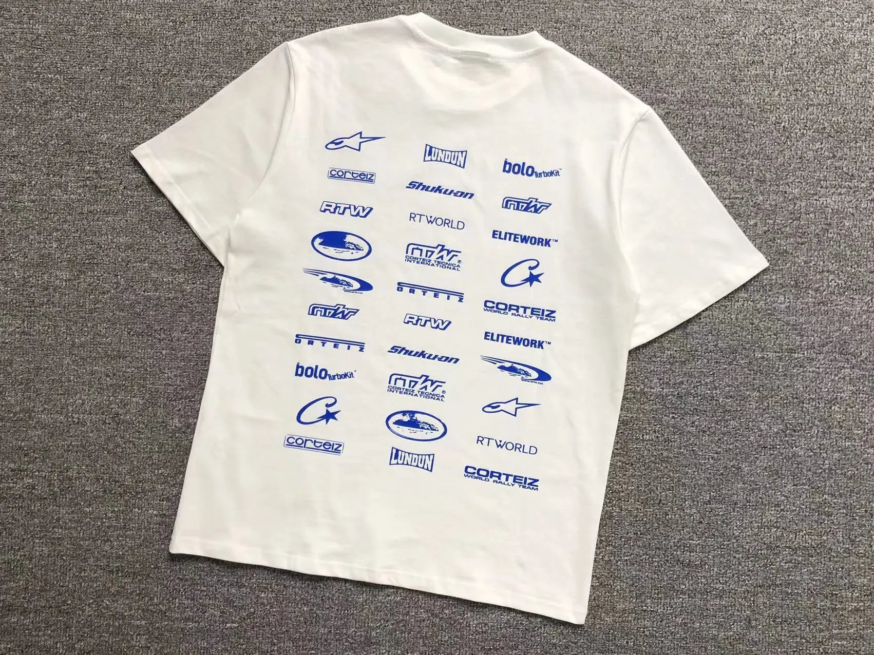 Corteiz T-Shirts Graphic Print — 317 white