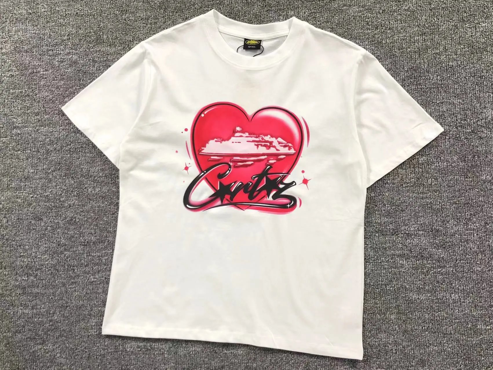 Corteiz T-Shirts Short-Sleeve Graphic Crew-Neck T-Shirt — 38