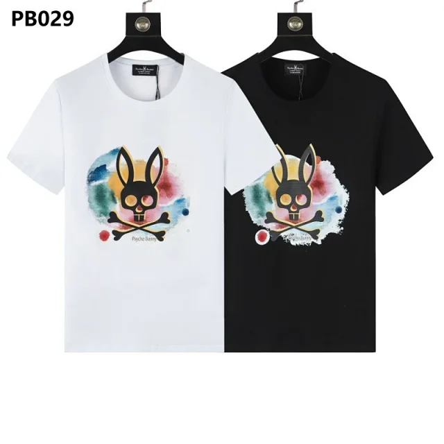 Psycho Bunny T-Shirts Rabbit skull graphic short-sleeve product detail image 19