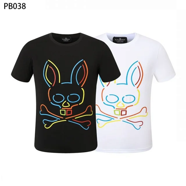 Psycho Bunny T-Shirts Rabbit skull graphic short-sleeve product detail image 12