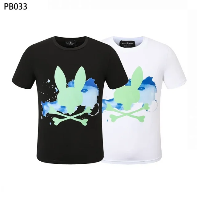 Psycho Bunny T-Shirts Rabbit skull graphic short-sleeve product detail image 16