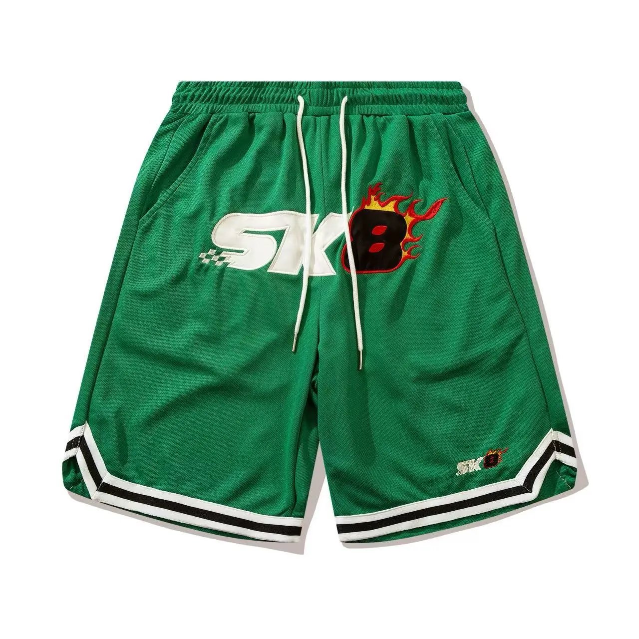 Cityloco Shorts Graphic Mesh Basketball — 32 green