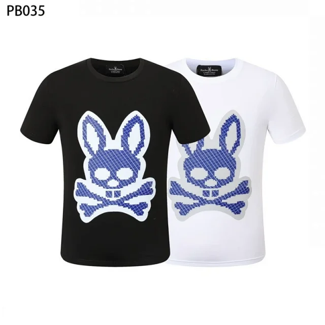 Psycho Bunny T-Shirts Rabbit skull graphic short-sleeve product detail image 14