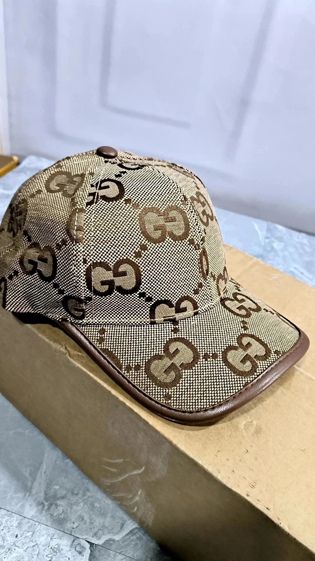 Burberry Hats Embroidered Equestrian Knight Check Trim Baseball Cap image 4