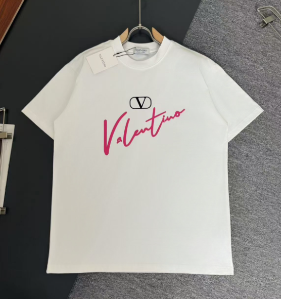 Valentino T-Shirts Logo Print Short-Sleeve T-Shirt image 11