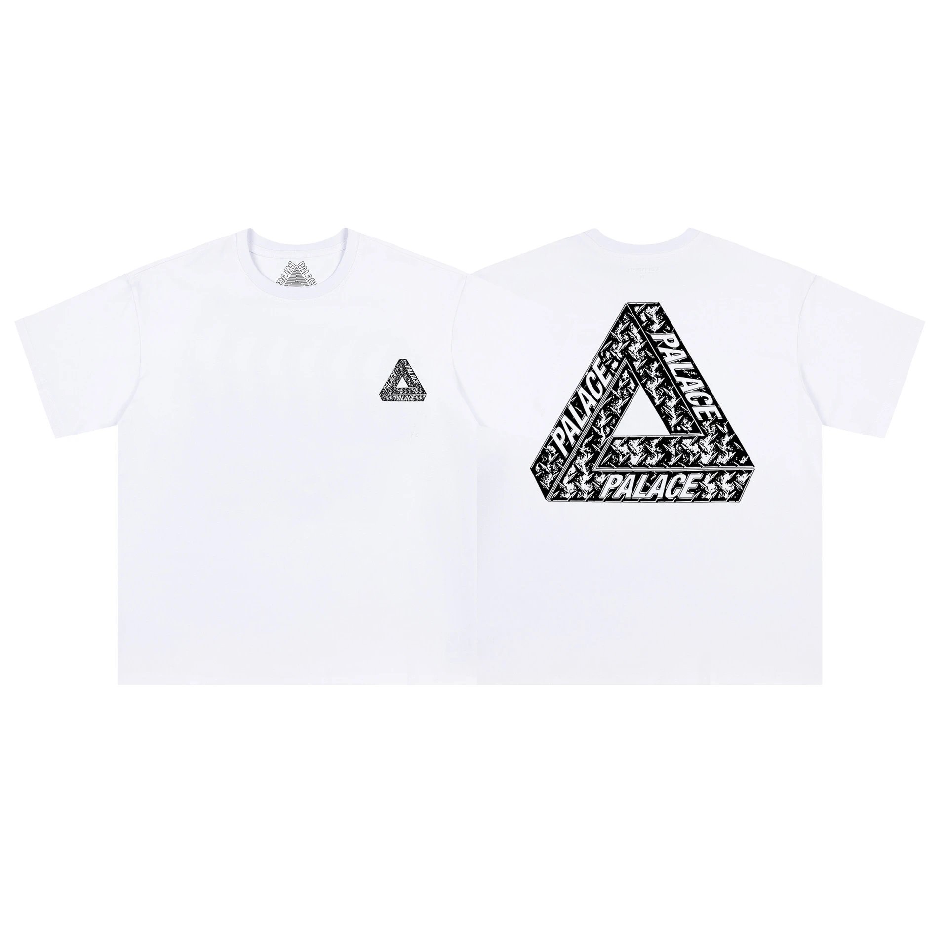 Palace T-Shirts Tri-Ferg Graphic — 17 white