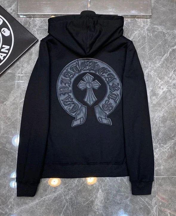 Chrome Hearts Hoodies & Sweatshirts Zip-Up with Cross Graphics product detail image 3