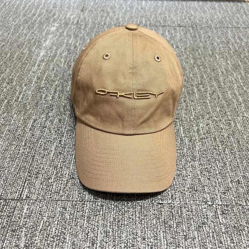 Oakley Hats Baseball Cap with Embroidered Ellipse Logo — Dark khaki