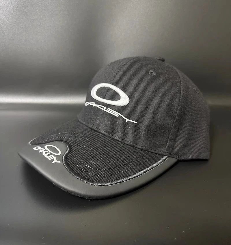 Oakley Hats Baseball Cap with Embroidered Ellipse Logo — Millennium Black