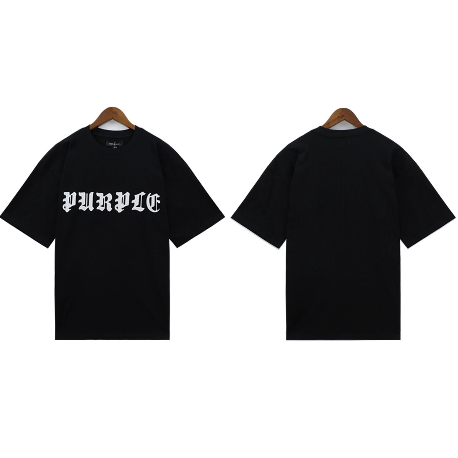 Purple Brand T-Shirts Graphic Print — 2392 black