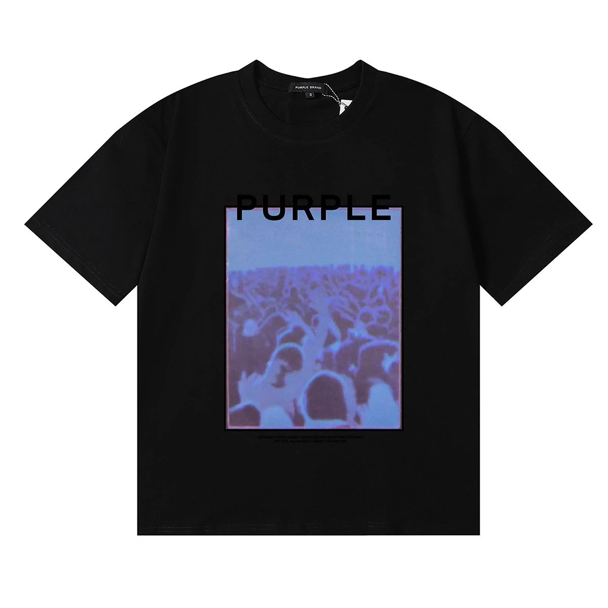 Purple Brand T-Shirts Graphic Print — 3071-1