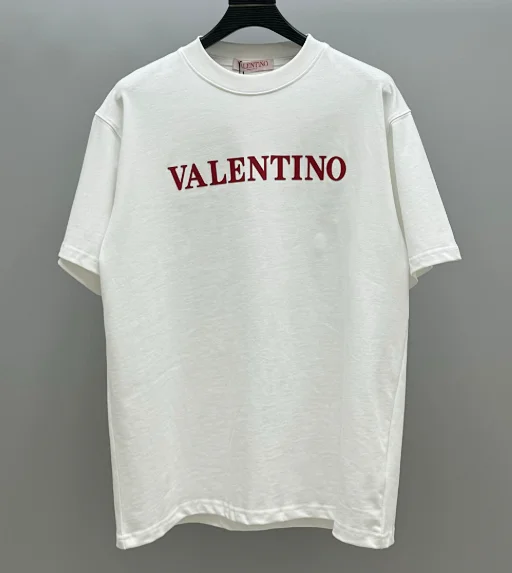 Valentino T-Shirts Logo Print Short-Sleeve T-Shirt product detail image 9