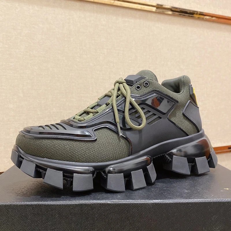 Unbranded Sneakers P5DF-3 Chunky Lug Sole — Dark green