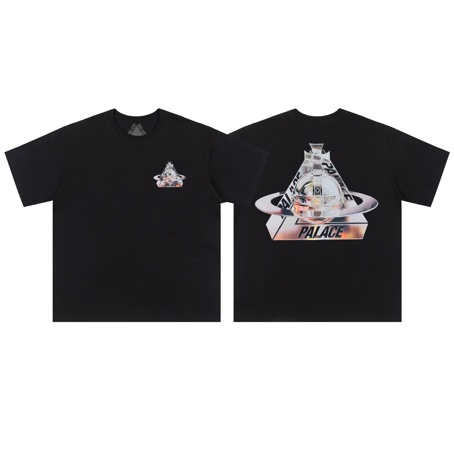 Palace T-Shirts Tri-Ferg Logo Print — 39
