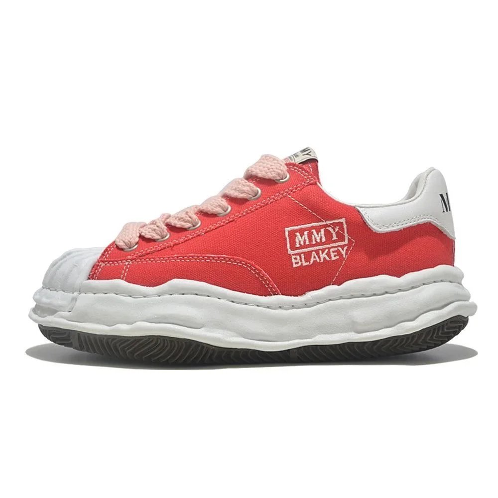 AMMY Sneakers Frayed canvas shell-toe platform — 11