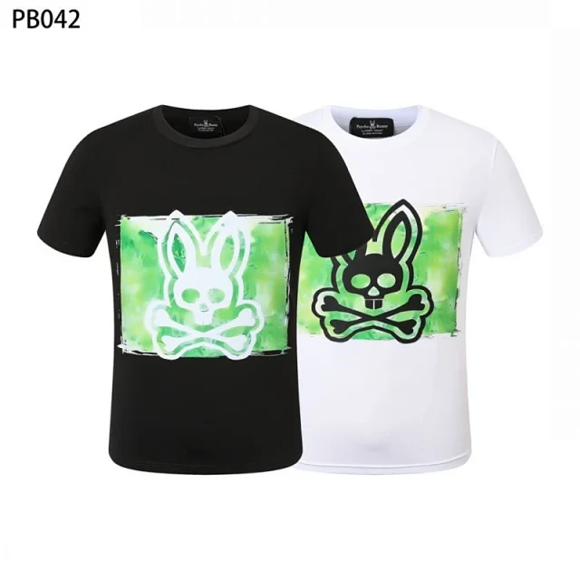 Psycho Bunny T-Shirts Rabbit skull graphic short-sleeve product detail image 9
