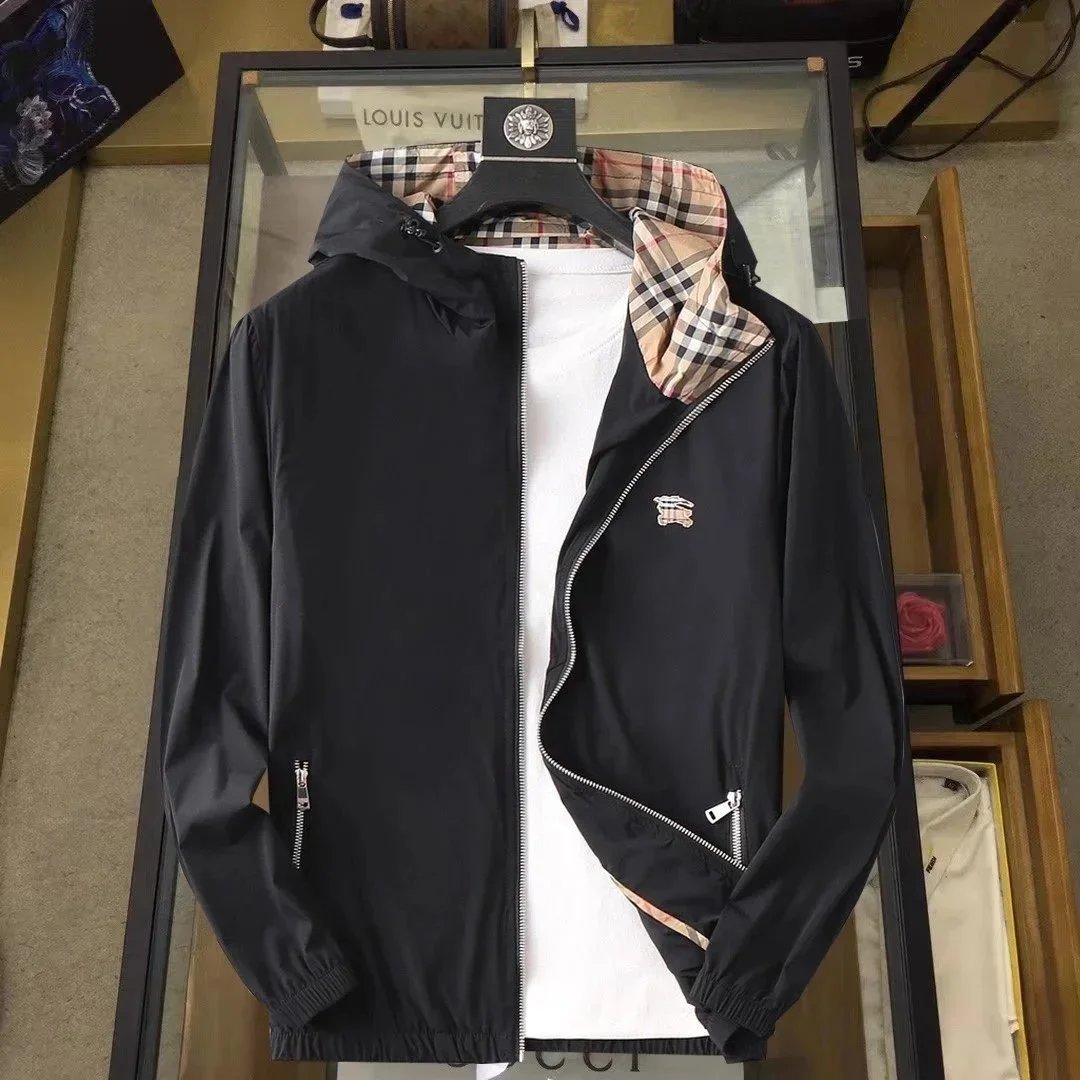Burberry Jackets Hooded check-print zip jacket image 7