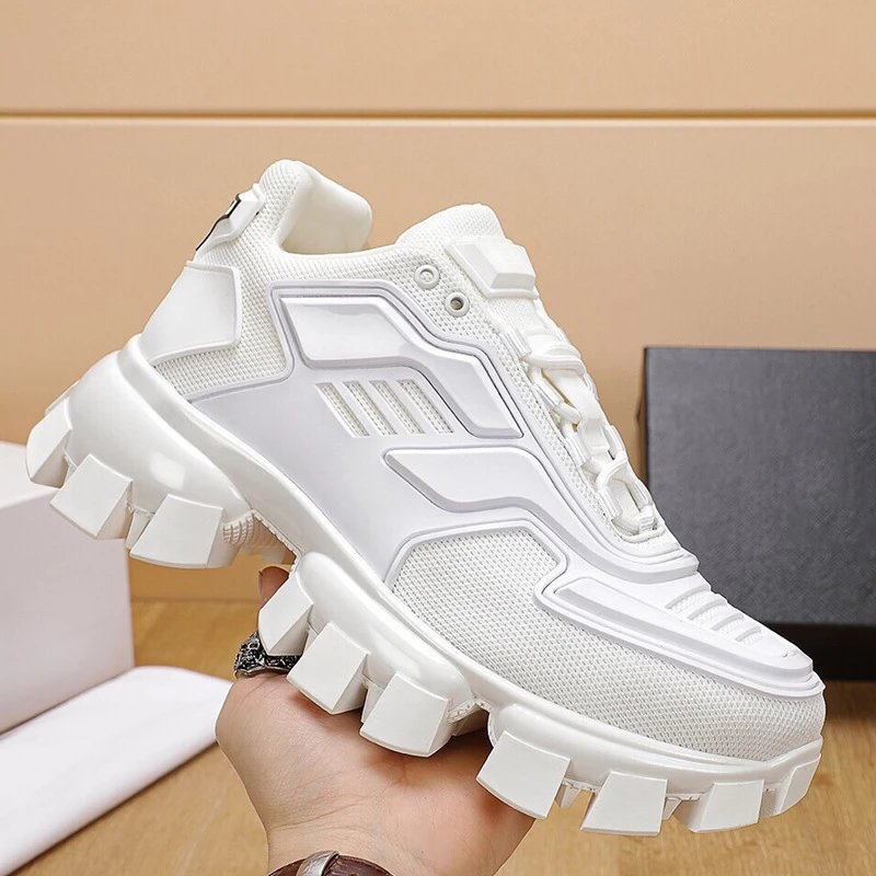 Unbranded Sneakers P5DF-3 Chunky Lug Sole — white