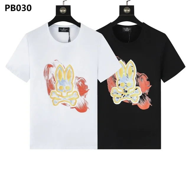 Psycho Bunny T-Shirts Rabbit skull graphic short-sleeve product detail image 18