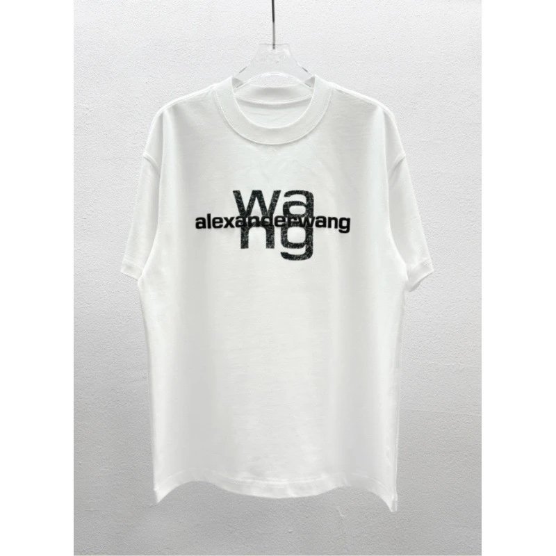 Alexander Wang T-Shirts Graphic Logo T-Shirt — 02-2