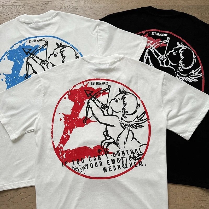 Hellstar Alien Beach Print Off-White T-Shirt - 35