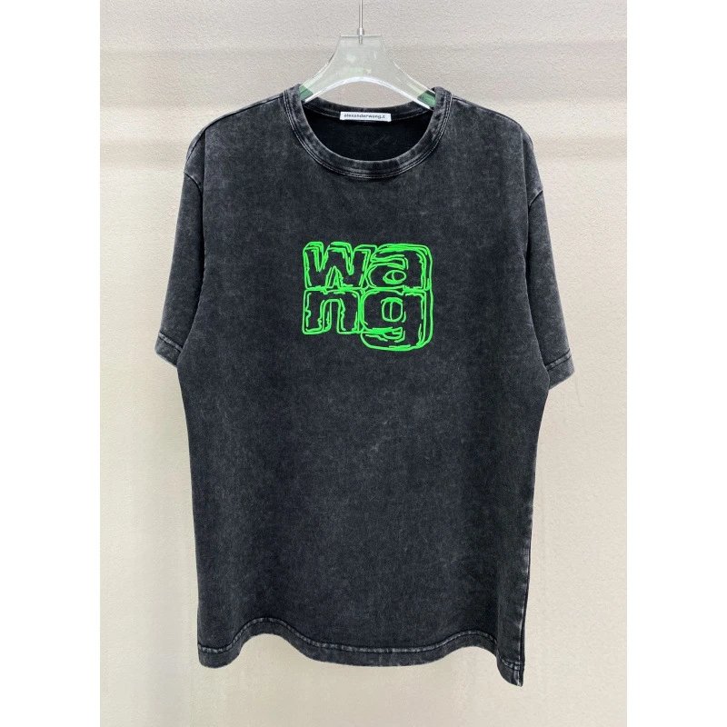 Alexander Wang T-Shirts Washed graphic logo T-shirt — 19