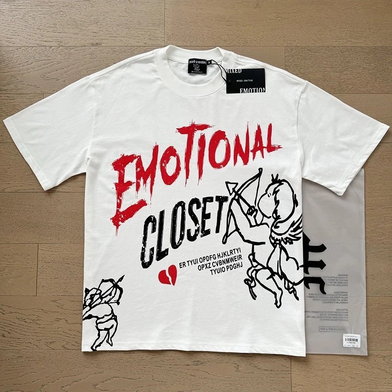 Hellstar Alien Beach Print Off-White T-Shirt - 40