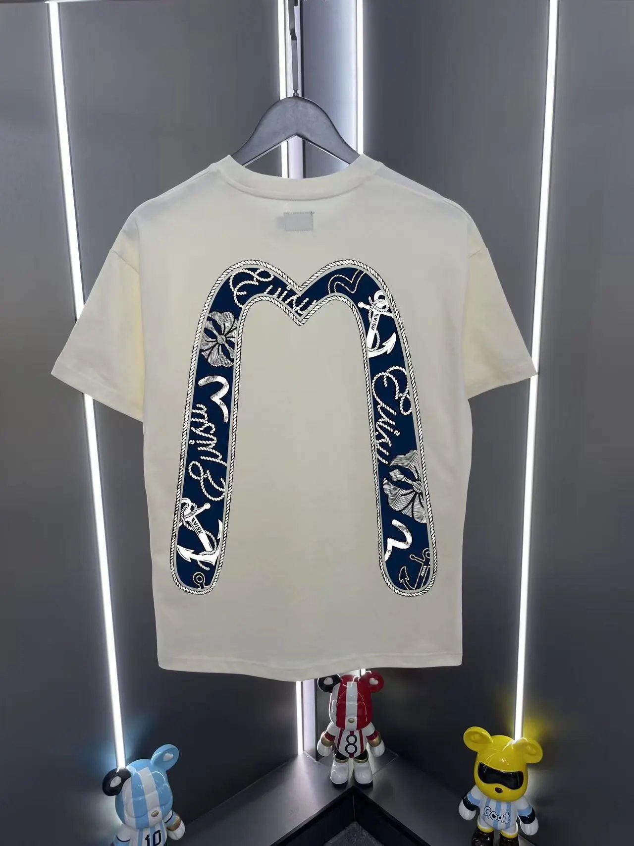 Evisu T-Shirts EUT-1 Graphic Print — Apricot 08