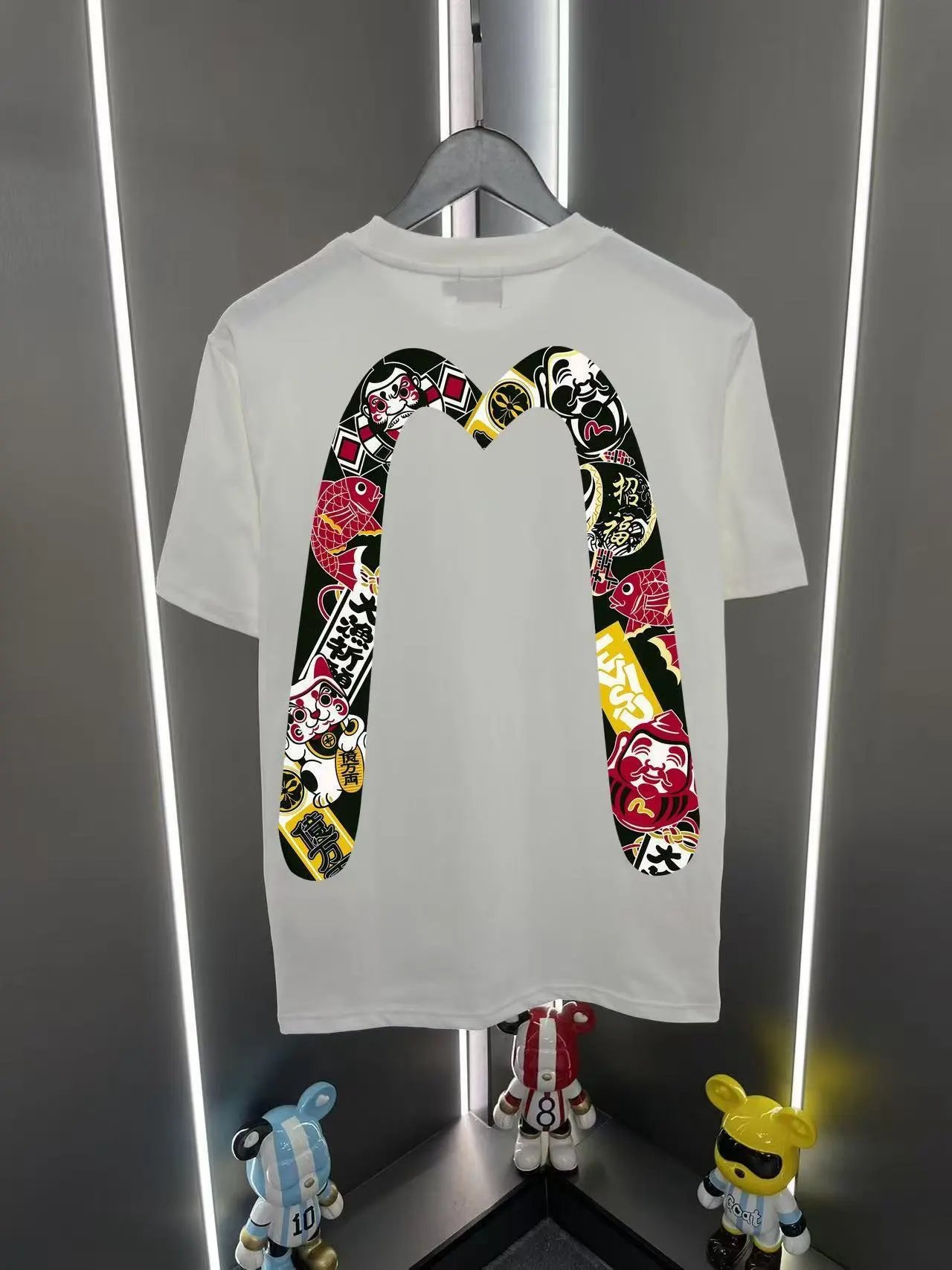 Evisu T-Shirts Graphic-print crew-neck — 17 white