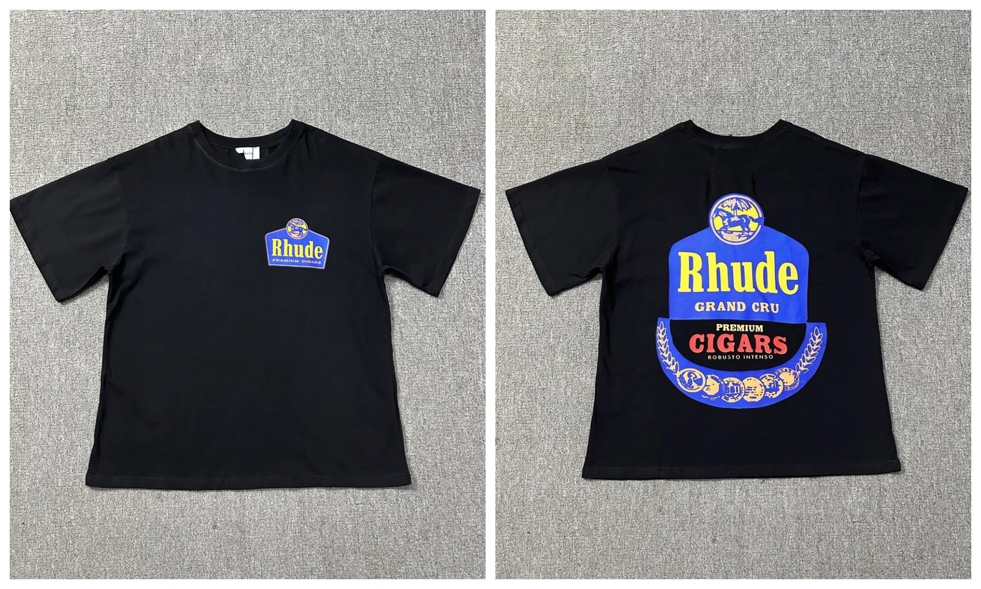 Rhude T-Shirts Cannes graphic print — 1205 black