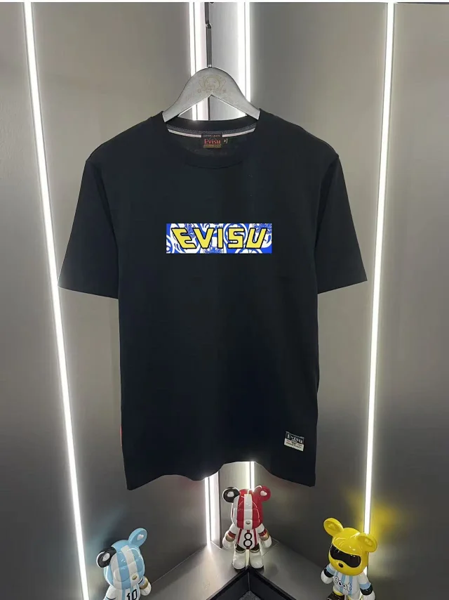 Evisu T-Shirts Graphic-print crew-neck product detail image 3
