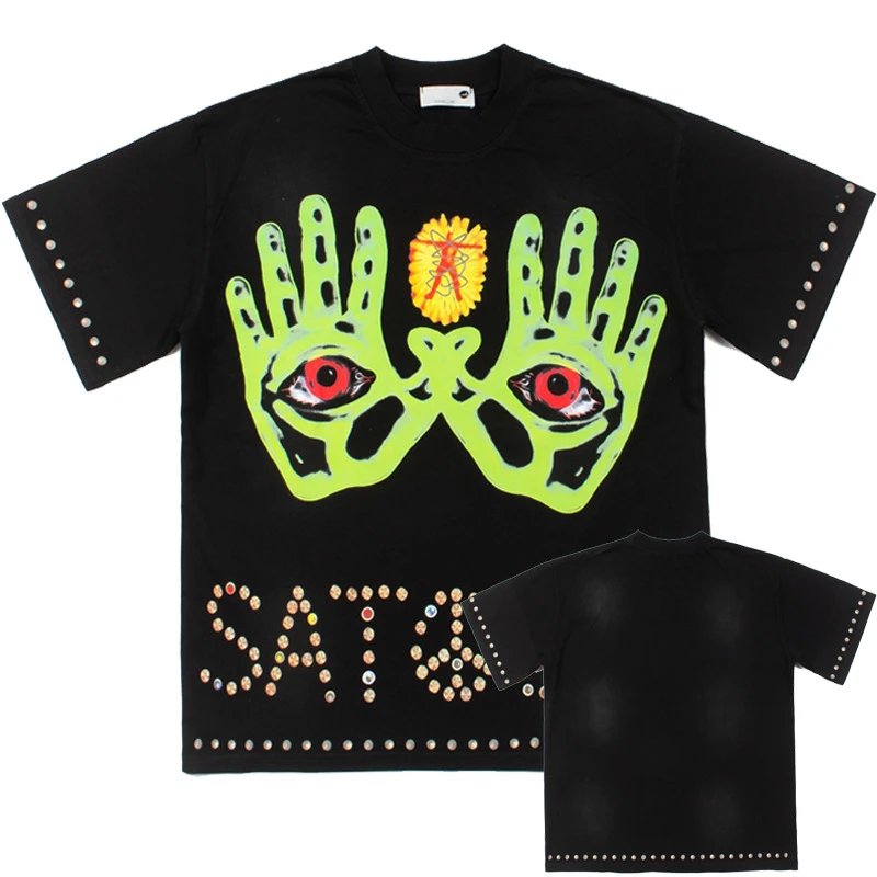 Satoshi Nakamoto T-Shirts Graphic studded T-Shirt — 9645
